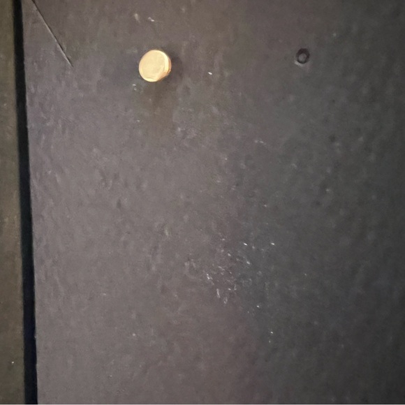 LUMO 14K gold flat disc stud earring.  New in box. Hand crafted. - Picture 4 of 5